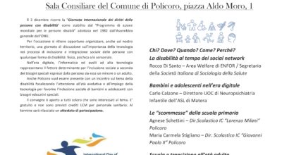 Convegno giornata mondiale della disabilità – Policoro 3 dicembre 2014