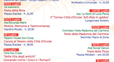 Siritidestate 2015 – Il programma