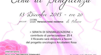 Cena di beneficenza 13 Dicembre 2015