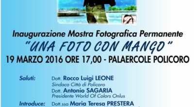 Una foto con Mango – Policoro 19 Marzo 2016