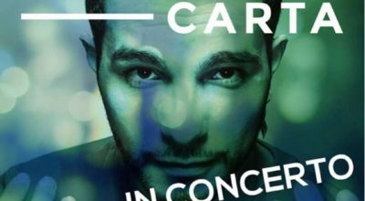 Marco Carta in concerto venerdì 6 aprile presso il Palaercole di Policoro