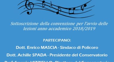 Operazione decentramento conservatorio “E.Duni” di Matera a Policoro