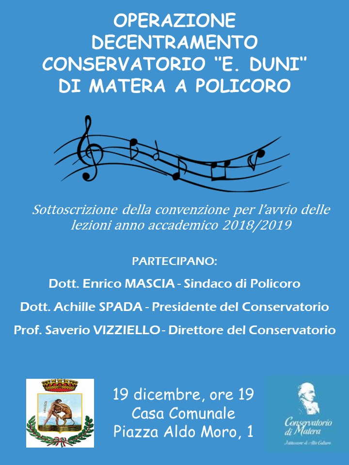 conservatorio matera