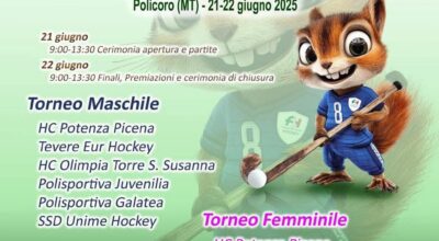 DAL 21 AL 22 GIUGNO – FINALI DEL TROFEO PREAGONISTICO NAZIONALE UNDER 12 HOCKEY